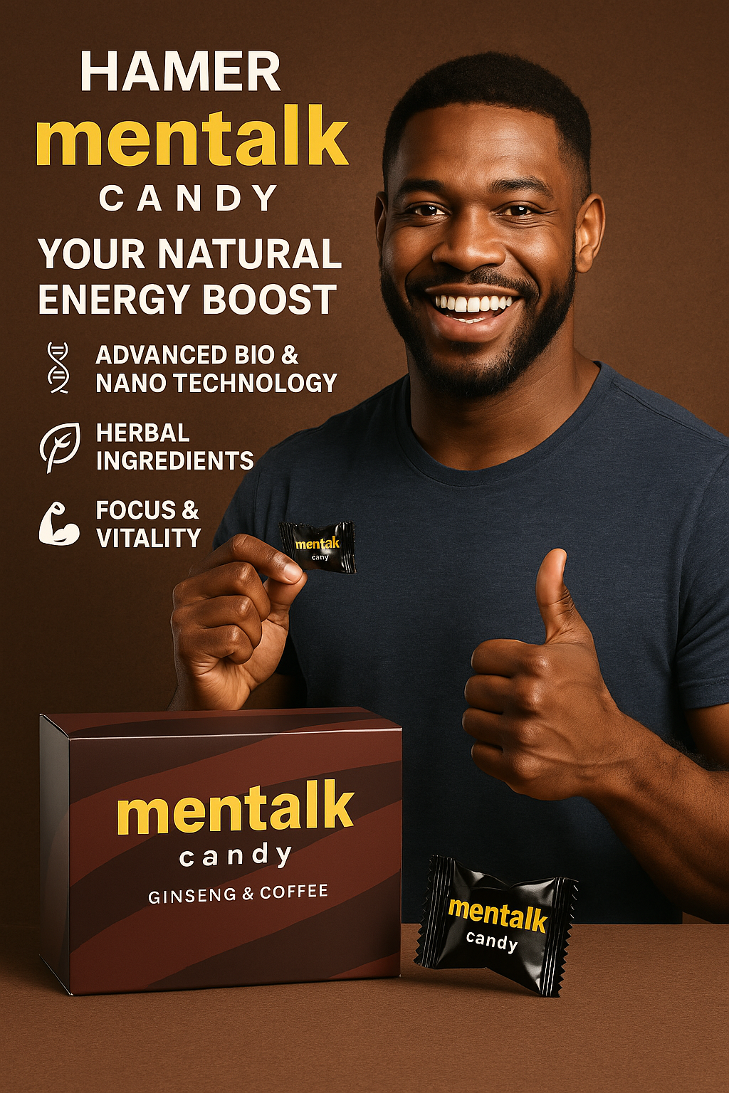 Hamer Mentalk Candy - Boost Vitality