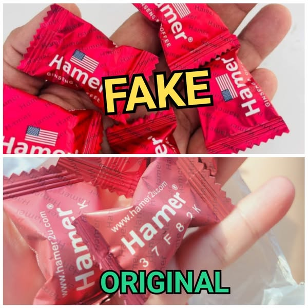 User experience fake vs real Hamer Candy