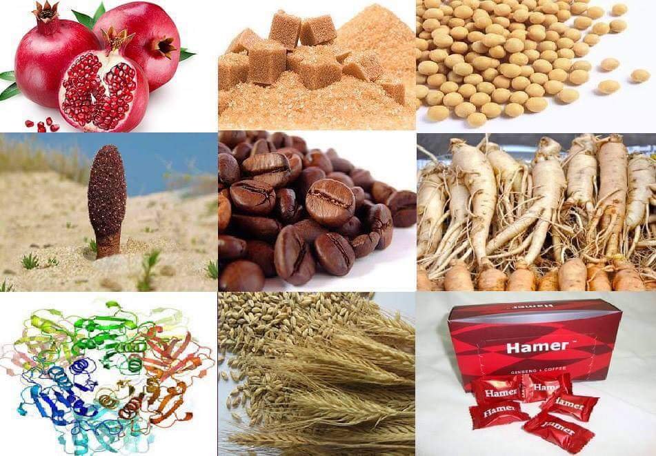 Natural Ingredients Ginseng and Honey